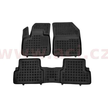 Gumové koberečky černé s vyšším okrajem (sada 3 ks) ACI 4084X10