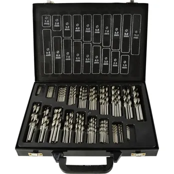 Příslušenství k vrtačce Sada vrtáků do železa, HSS 170ks GEKO