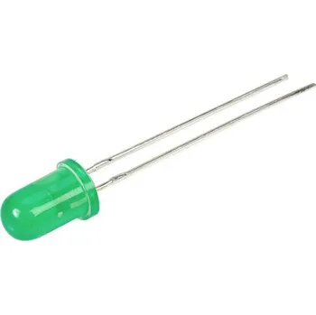 Dioda Kingbright L-7113LGD LED s vývody zelená kulatý 5 mm 2 mcd 30 ° 25 mA 1.9 V