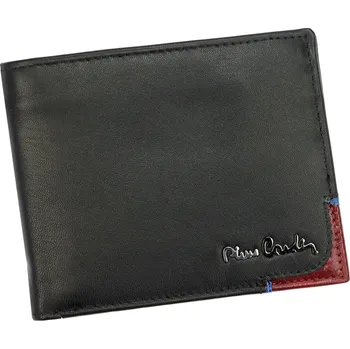 Peněženka Pánská kožená peněženka Pierre Cardin Jirte - černo-červená