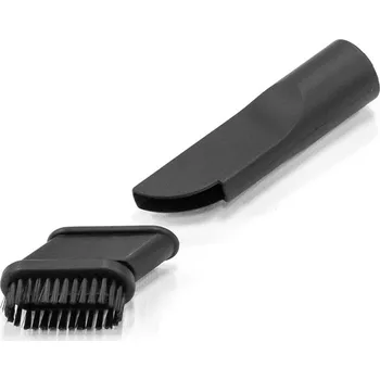 Hubice k vysavači Cleancraft Plochá hubice s násuvným kartáčem, 32 mm, šedá