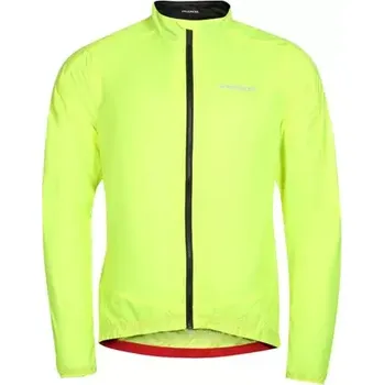 Cyklistická bunda PROGRESS Progress WINDY BIKE lehká cyklistická větrovka, neon žlutá velikost L