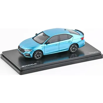 autíčko Škoda Octavia IV RS 2020 Modrá Sea Metalíza 1:43 Škoda Octavia 4 RS - kovový model