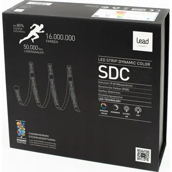 LED páska SDC68 RGB LED pásek 5m venkovní IP68 - sada