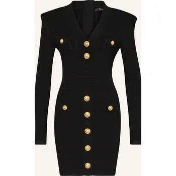 Dámské šaty Balmain Dámské Pletené Šaty, černá, 38