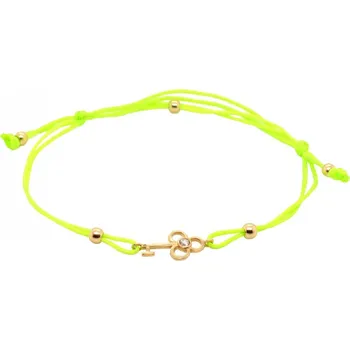 Náramek Provázkový náramek s klíčkem