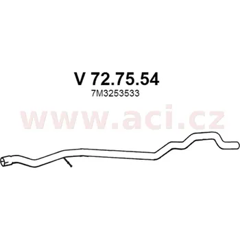 Střední díl výfuku FENNO/IMASAF ACI V 72.75.54