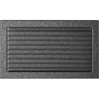 Krbová mřížka 22x37 BASIC staré stříbro s žaluzií