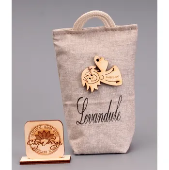 Vonný olej Vonný pytlíček - Levandule - anděl, béžový