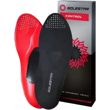 Pánské cyklistické tretry Solestar Vložky treter SOLESTAR Kontrol, černo červené velikost 40