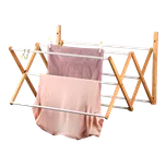 Kesper Sušák na prádlo, nástěnný, bambus, 6 kolejnic TEAHU