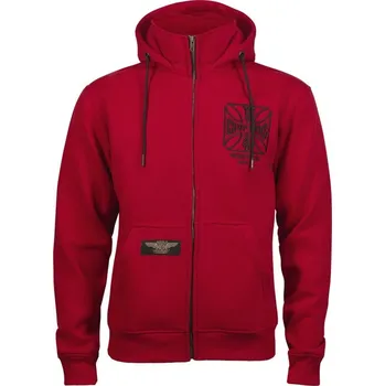 Pánská mikina West Coast Choppers Mikina S Kapucí Austin Texas červená S