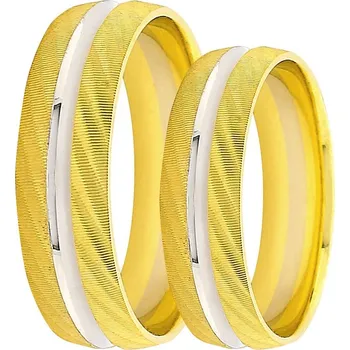 Prsten Zlaté snubní prsteny F1368-YWY