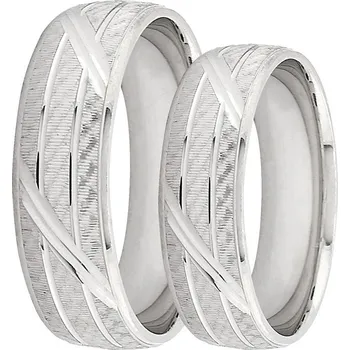 Prsten Stříbrné snubní prsteny AG-F1328-W