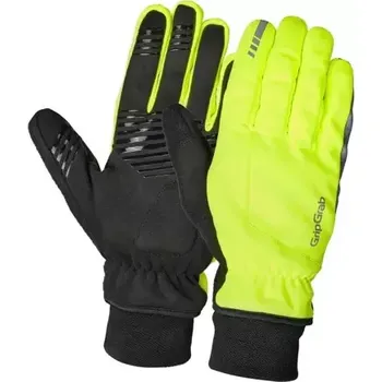 Cyklistické rukavice GripGrab Rukavice GripGrab Windster 2 Windproof Winter, fluo/reflex velikost L