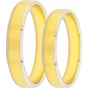 Prsten Zlaté snubní prsteny F1423-WYW