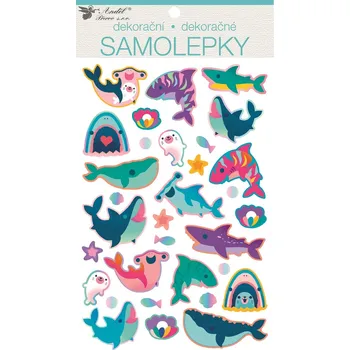 samolepka Anděl Přerov, s.ro. Samolepky moře plastické 14 x 25 cm