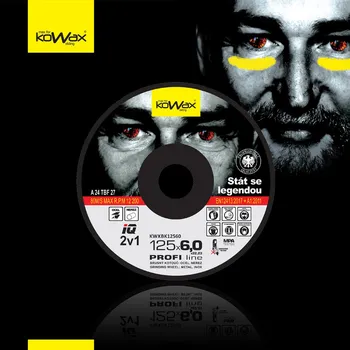 Brusný kotouč Brusný kotouč KOWAX IQ 2v1 125x6,0