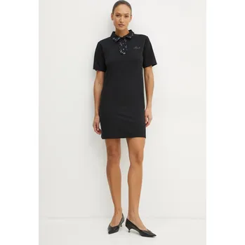Dámské oblečení Bavlněné šaty Karl Lagerfeld A1W13042 černá 99X, vel. L