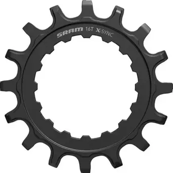 Převodník na kolo Sram Převodník Sram X-SYNC pastorek pro Bosch motory Straight ocelový, černý počet zubů 16
