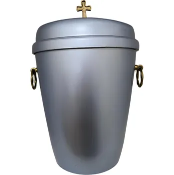 Smuteční dekorace Napomnik X6456/2 urna plastová šedo-modrá