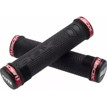 grip Odi Grips Gripy BMX ODI Box Hex Lock-On Bonus pack barva černá/červená