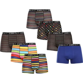Boxerky 7PACK pánské boxerky Lee Cooper vícebarevné (PO41015-mix) 3XL Možnost vrácení zboží ZDARMA do 120 dnů!