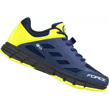 Pánské cyklistické tretry FORCE Tretry Force Go, modrá-fluo velikost 36