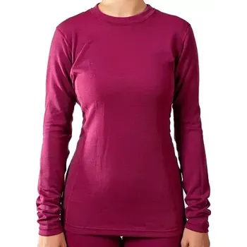 Pánské tričko Sensor Merino Wool Dámské triko Sensor Double Face, dlouhý rukáv - lilla velikost L