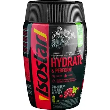 Iontový nápoj Isostar HYDRATE & PERFORM 400G BRUSINKA