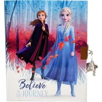 Sešit Diář Ledové království II na klíček