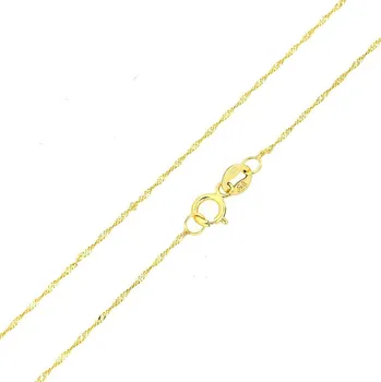 Řetízek Řetízek Lambáda jemná ze zlata 38 cm