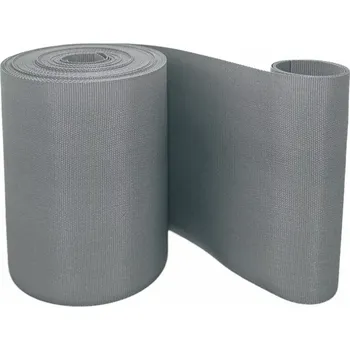 Příslušenství pro plot Tkaný textilní pás - stříbrný, 19cm x 28m (Tkaný textilní výplet, stříbrný, RAL 7001, rozměr 0,19 x 28 m)