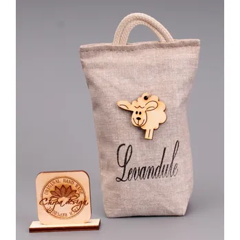 Osvěžovač vzduchu Vonný pytlíček - Levandule, ovce, béžový