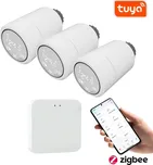 Set 3+1 BOT Chytrá Zigbee/WiFi termostatická hlavice TH6 Tuya