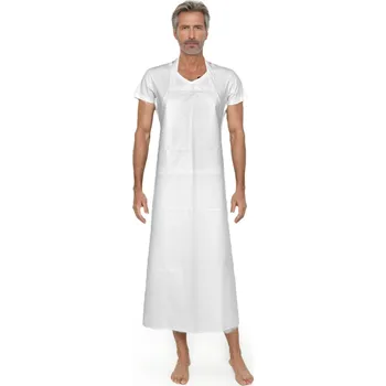 Pracovní zástěra 2P SERVIS Zástěra Ligo 140x132cm bílá 140x132 cm 82% Bavlna / 18% PES s PU membránou