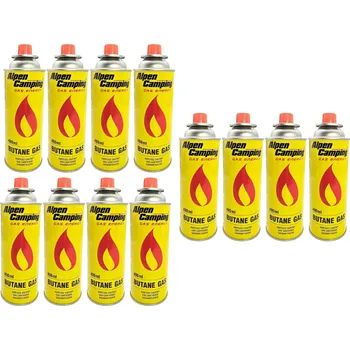 Outdoor vaření Alpen Camping plynová kartuše do plynových vařičů 400ml Množství: 12ks