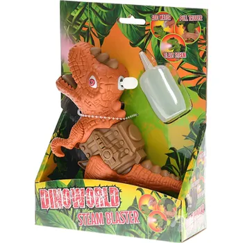 Figurka M.T. Dinoworld Dinosaurus 17cm se zvukem vytvářející páru - různé barvy Barva: Hnědá