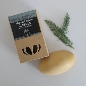 Mýdlo Růžový květ Přírodní mýdlo Řebříček se syrovátkou 85 g