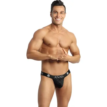 Dámská erotická souprava Pánské slipy otevřené Electro Jock Strap - Anais černá L