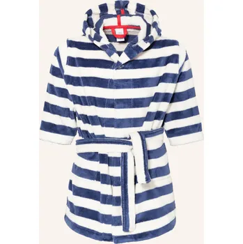 Dámský župan Sanetta Župan S Kapucí, bílá / modrá