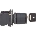 Schneider XB5AG03 Ovládač otočný a se zámkem - 3 pev. polohy, 2 Z - klíč