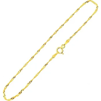 Náramek Zlatý náramek Lambáda 18 cm
