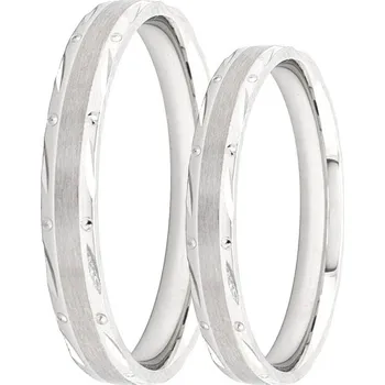 Prsten Zlaté snubní prsteny B12175-W