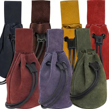 Karnevalový kostým Výprodej Semišový měšec Mythrojan na opasek pro tvé nezbytnosti - Outlet