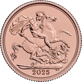 Zlatá mince Sovereign 2025 7,32g