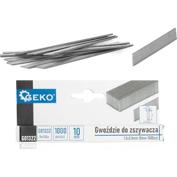 Spojovací materiál GEKO Sešívací hřebíky 1,2x2,0mm 10mm 1000ks. (200)
