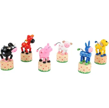 Dětské zboží small foot Mačkací figurka Zvířátka z farmy 1 ks