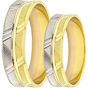 Prsten Zlaté snubní prsteny EL2006-WY