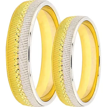 Prsten Zlaté snubní prsteny F1345-WY